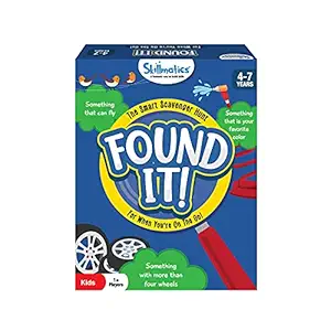 Skillmatics Card Game : Found It Travel Edition | Super Fun Family Game | Smart Scavenger Hunt | Gifts for Ages 4-7