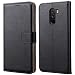 Produktbild Peakally Xiaomi Pocophone F1 Hülle, Premium Leder Tasche Flip Wallet Case [Standfunktion] [Kartenfächern] PU-Leder Schutzhülle Brieftasche Handyhülle für Xiaomi Pocophone F1 6.18"-Schwarz