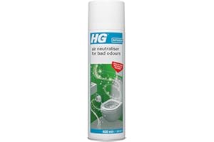 HG Air Neutraliser for Bad Odours, Removes The Source of The Smell, Neutralising Stink Eliminator with Safe Natural Formula - 400 ml Spray (446040106)