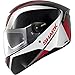 Produktbild Shark Skwal Spinax Led Integralhelm, Farbe schwarz-weiss-rot, Größe L(59/60)