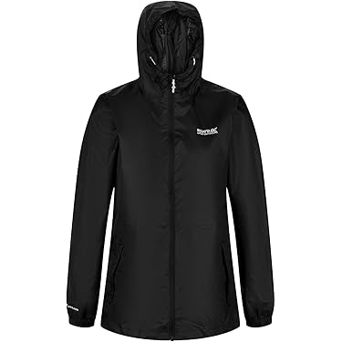 Veste Imperméable Femme Manteau Long Imperméable Trench Capuche À La Coupe Vent Couleur Unie Avec Zippé Veste De Sport D'extérieur Grande Taille Vêtement D'alpinisme En Plein Air (#02 Black, S