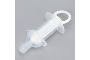 ANGGREK Ciuccio Dispenser di Medicinali per Bambini, Siringa per L'alimentazione Orale del Bambino Alimentazione Liquida Siringa per Mangiatoia per Neonati Alimentazione per Neonato