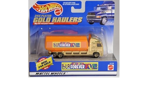 hot wheels 24k plated gold haulers