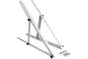 LOWENERGIE Adjustable Angle Solar Panel Mounting Brackets Frame Shed Caravan Boat or Ground Mount (For Solar Panels up to 1050mm Wide)