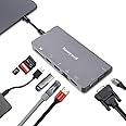 Honeywell 8-in-1 Type C Ultra Dock with 4K HDMI, VGA, RJ45 Ethernet, 2xUSB 3.0 & Type C 3.0 Port, SD & Micro SD Slot, Compatible with All Type C Devices- MacBook Laptop, PC, Thunderbolt 3