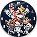 Produktbild socheap – Wanduhr aus Glas von 20 cm Durchmesser im disigne von Clash Royale