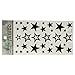 HuntGold 2X Popular Black Stars Removable Waterproof Temporary Tattoo DIY Body Art Sticker