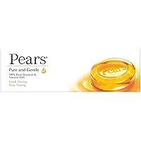 Pears Pure and Gentle Soap Bar, 125g (Buy 4 Get 1 Free)