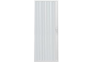 ROLLPLAST PINTO Puerta de ducha de plástico PVC, mod.Vergine con apertura lateral, blanco