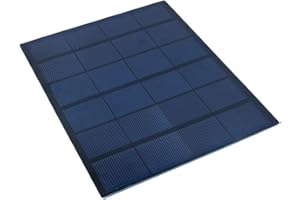 ZONADAH 3W 6V Mini Solar Panel Kit, Batter Charger, DIY Home, Science School Projects, Camping,Fishing, Hiking Outdoor Garden Led Light Charging tools