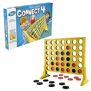 Hasbro Gaming the Classic Game of Connect 4, Grid, Get 4 In A Row Strategy Game for 2 Players Ages 6 & Up, Multicolor