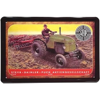 Blechschild „Caution Crossing Ahead“ – 20x30 Cm, Retro-Design, Mit Bohrungen