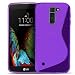 Produktbild LG K8 Silikon Hülle Case in Lila Cover K8 Schutzhülle Handyhülle Cover Silikonhülle Rückschale