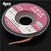 Produktbild ChaRLes 4 Stück 1.5 mx2mm Lötdraht desolat Braid Lötmittel Entferner Kupfer Wick Spool Wire Cable