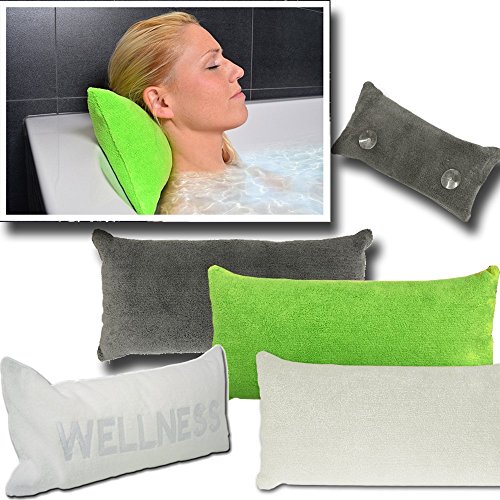 JEMIDI Badewannenkissen Relaxkissen Kissen Wellnesskissen Kissen Körnerkissen Badewannen Anthrazit - 6