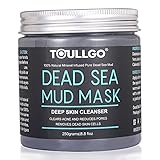 Dead Sea Mud Mask, Beauty Dead Sea Mud Mask for Facial Treatment, 100% Natural and Organic Deep Skin Cleanser for Face, Acne, Oily Skin Blackheads, Care for dry and Improve skin Complexion 250g / 8.8 fl.oz