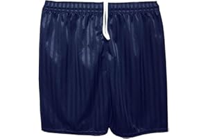 BOOM Prime Kids Unisex PE Shorts – Shadow Stripe Sports Shorts for Boys & Girls, Elastic Waist with Drawstring – Football, Cycling, Summer Play – Ages 3–14