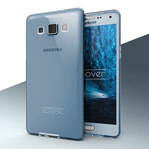 Urcover   Samsung Galaxy A5 2015   Funda Carcasa Protectora 360 Grados   TPU en Azul   Protecci  n Completa Case Cover Smartphone M  vil Accesorio