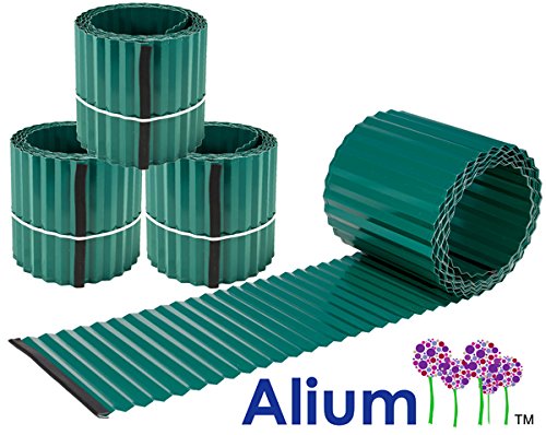 Galvanised Steel Lawn Edging Roll Garden Border Metal Patio Landscaping