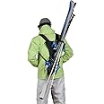 Wantalis - Skiback Kid - Un Produit révolutionnaire pour Porter Vos Skis en libérant Vos Mains - Bretelles adaptables et régl