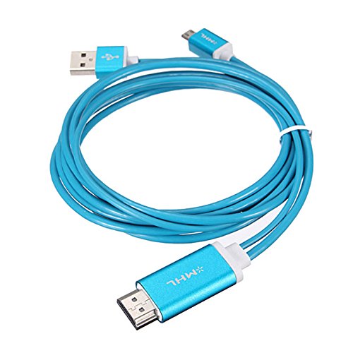SODIAL (R) Aluminium 1080P MHL Mikro-USB zum HDMI Kabel-Adapter fuer Samsung S5 S4 Hinweis 2 3 - 2