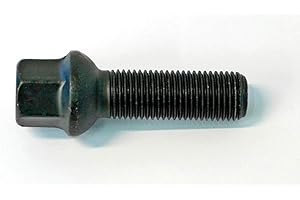 Boulon de roue H&R sphérique R13 M14x1.50 - Longueur 38mm - Noir (compatible avec p.e. VAG)