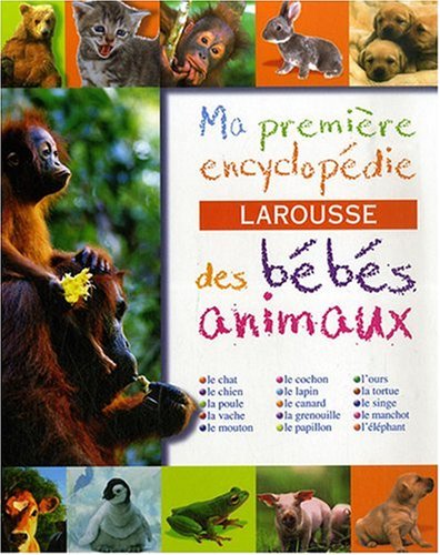 couverture de : Ma premi&egrave;re encyclop&eacute;die des b&eacute;b&eacute;s animaux