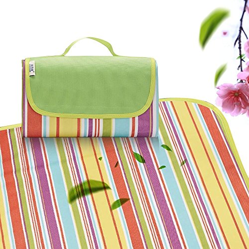 Preisvergleich Produktbild OTraki Picknickdecke Wärmeisoliert Stranddecke Wasserdicht Picknickdecke 200 x 145 cm Campingdecke für Picknicks, Camping