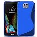 Produktbild LG X Cam Hülle, Conie Mobile Ultra Slim Backcover Schutzhülle TPU Silikon Rückschale Cover in Blau