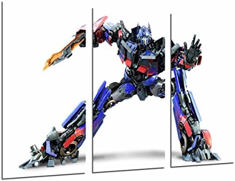 Poster Modern fotografico Trasformer Blue, Autobots, Optimus Prime, on White, 97 x 62 cm, Ref. pst27027