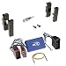 Produktbild Audi 80 86-95 1 DIN Autoradio Einbauset inkl. Kabel, Adapter und Radioblende in schwarz