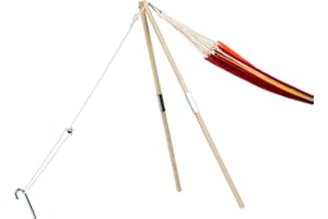 ‎AMAZONAS AMAZONAS Madera – Flexibles Hängemattengestell aus Eschenholz, 100 kg Belastbarkeit, Ideal für einen Baum oder Aufhängungspunkt
