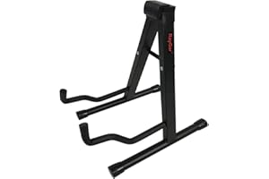 RayGar Guitar Stand Foldable Universal A-Frame Style Guitar Stand Black for Acoustic Electric Guitars - New