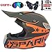 Produktbild Motorrad Outdoor Extremsport Helm Set,Mit Schutzbrille Handschuhe Action Camera Accessory Kit,Ideale Stunt Offroad Motorradhelme,XXL