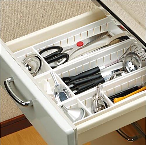 Vinallo 2 Pcs Creative Storage Drawers Stationery Makeup Storage Box Plastic Dividers Drawer Tableware Storage