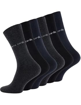6 Paar Pierre Cardin® Herren Business-Socken, Baumwoll-Socken, Anzug-Socken