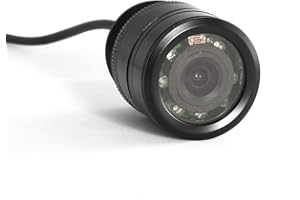 Erisin ES288 Caméra de recul pour voiture Vision nocturne Couleur CMD 7 LED Caméra de recul