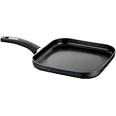 Monix Resistent Plus | Flat Square Grill 11" | Aluminium with non-stick, suitable for all types of hobs including induction
