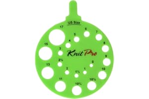 KnitPro Envy nadelschablone réglette de Mesure