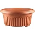 Stewart Corinthian Low Planter, 45cm - Terracotta