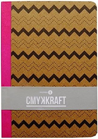A6 Casebound Quality Notebook - CMYKKRAFT Waves - 160 Pages - Ruled - Size 148mm x 105mm