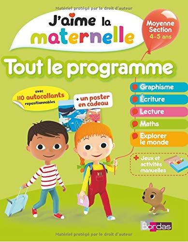 Télécharger J'aime la maternelle : Tout le programme Moyenne Section 4-5 ans PDF