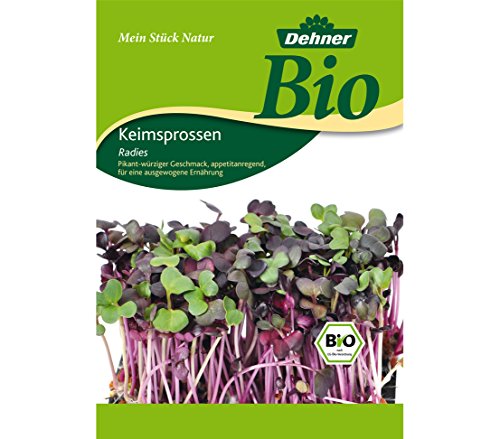 Dehner Bio Keimsprossen, 8 Sorten, Kresse, Brokkoli, Rettich, Radies, Weizen, Rauke, Bohnen, Alfalfa - 5