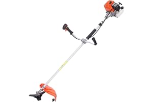 HMT HERRAMITIENDA Desbrozadora de Gasolina Profesional 63 CC 3,5 HP - Herramienta de Jardineria Multifuncion Telescopica Cortasetos - Podadora de Altura, Cultivador para Jardin, Hogar y Trabajos de Jardineria