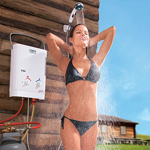 Eccotemp ce-l5 Durchlauferhitzer Tragbarer Snapshot zu Gas Propan/Butan Außen mit Dusche (30mbar) - 2