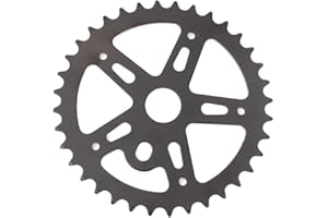 KHEbikes KHE - Plato BMX de 36 dientes, color negro, solo 136 g