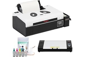 PROCOLORED L805 DTF Printer A4 Transfer Film Printer Direct to Film Printer for DIY Print T-Shirts, Hoodie, Fabrics(Printer+Oven+5 * 250ml Ink)