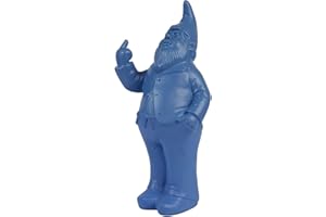 Fisura – oryginalna skarbonka gnomo" Duża skarbonka z kształtem Śmieszna skarbonka na prezent Niebieska Skarbonka, wymiary: 27 x 13 x 8 cm. Materiał: Poly Żywica