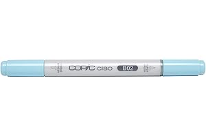 COPIC Ciao B02, Robin's Egg Blue, Twin Marker avec une pointe moyenne et une pointe pinceau