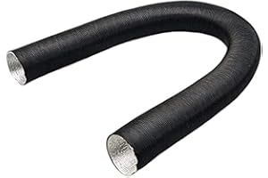 ZiStarlilife Conduit de chauffage en aluminium extensible de 60 mm de diamètre, tuyau d'admission d'air pour chauffage auxiliaire, ignifuge, résistant aux chocs, tuyau flexible pour chauffe-air